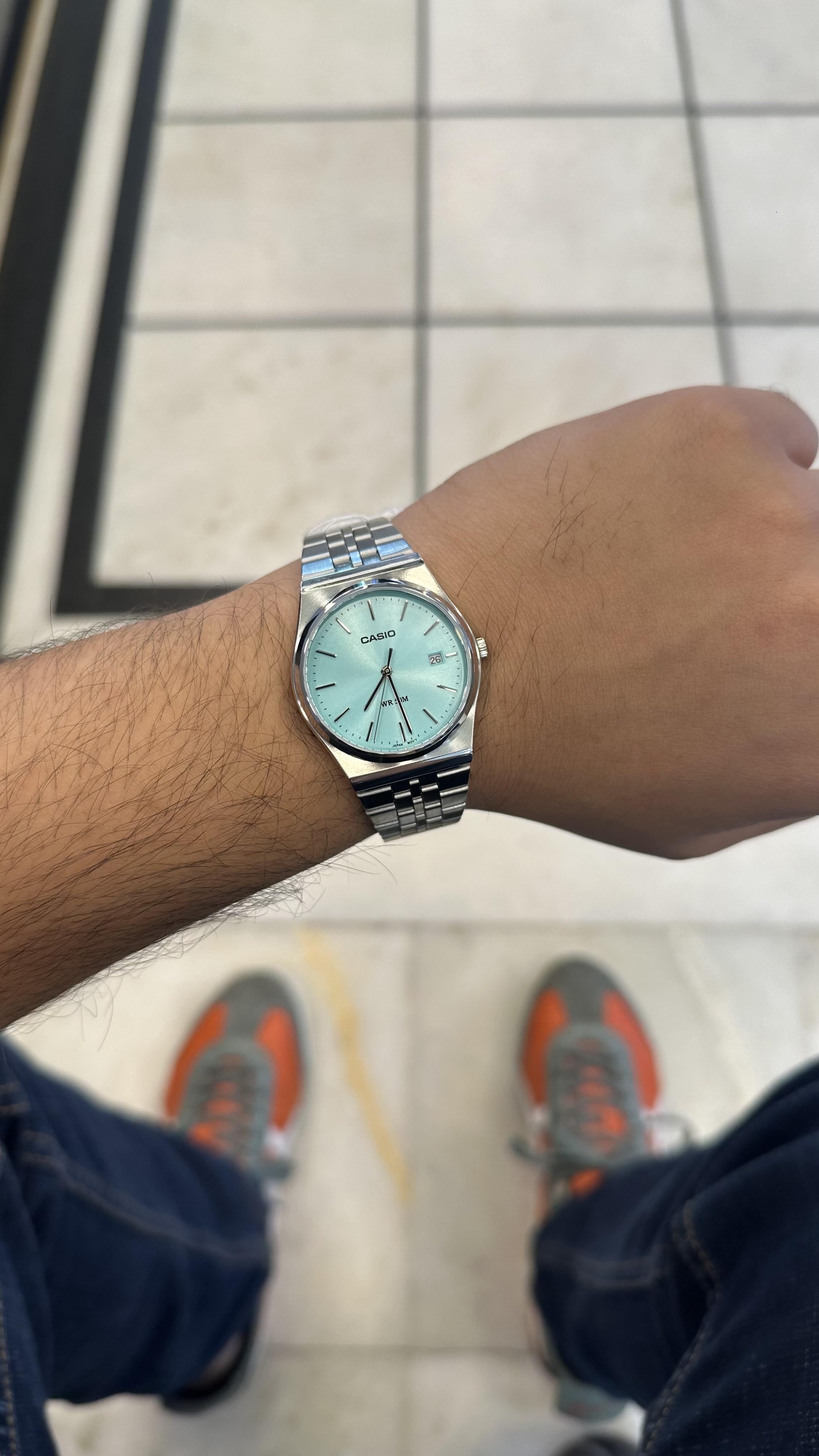 今年はこれでスタート！カシオのティファニーブルー⌚ : r/watchesindia