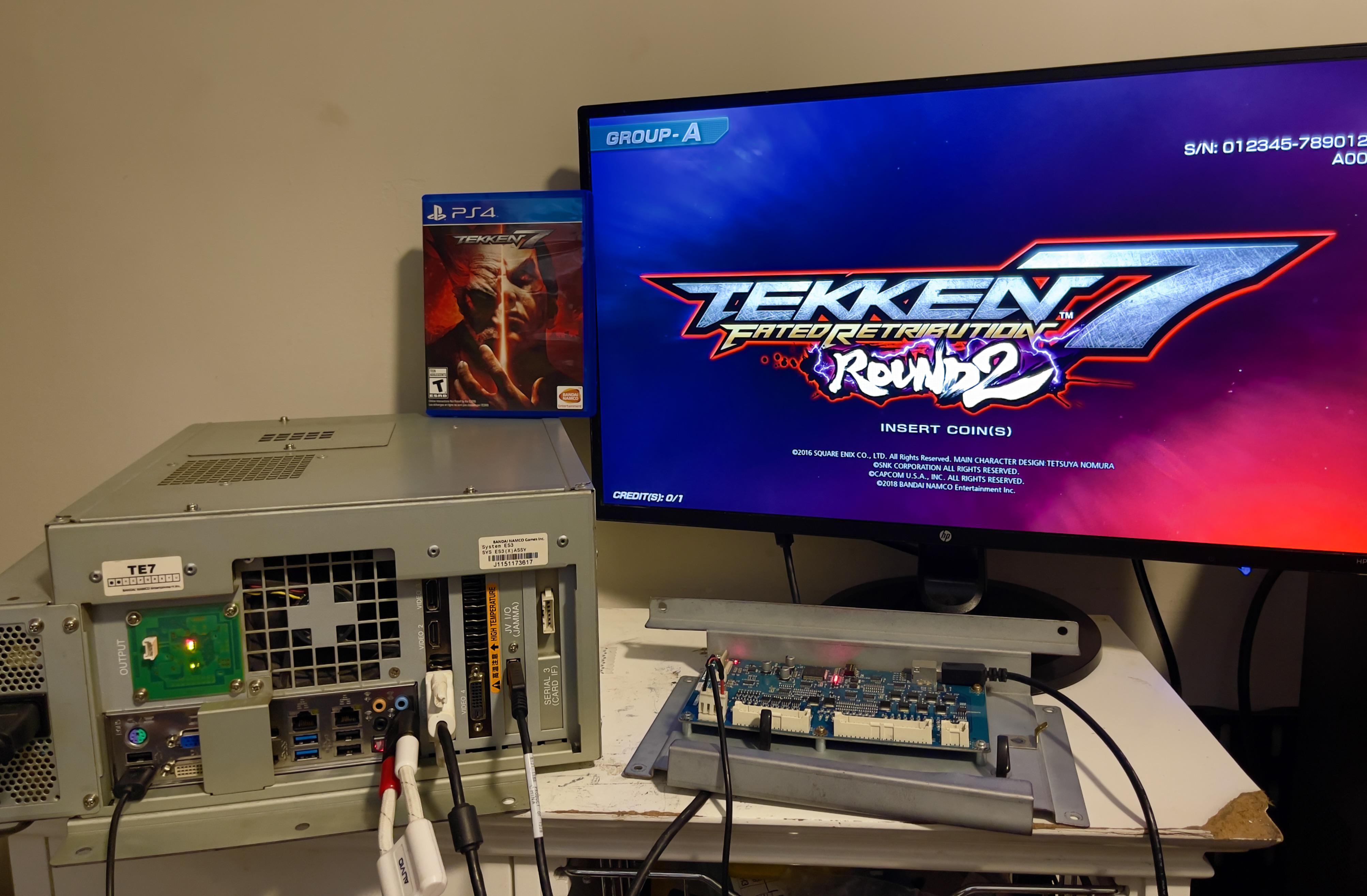 ついにTEKKEN 7 FR R2が修正された！ナムコシステムES3Xハードウェア