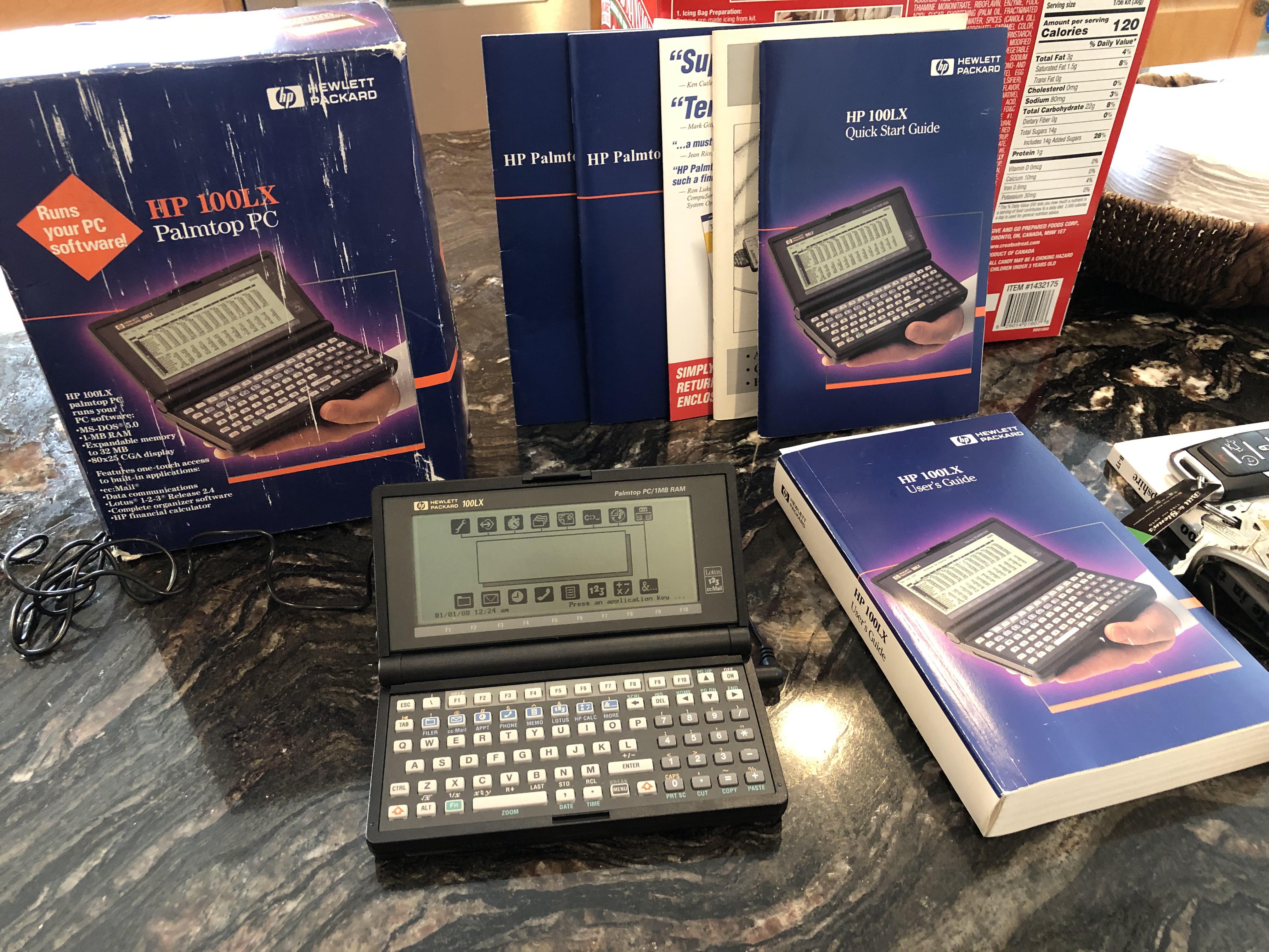 HP 1000CX パームトップPC 1MB RAM HP 1000CX Palmtop PC 1MB RAM