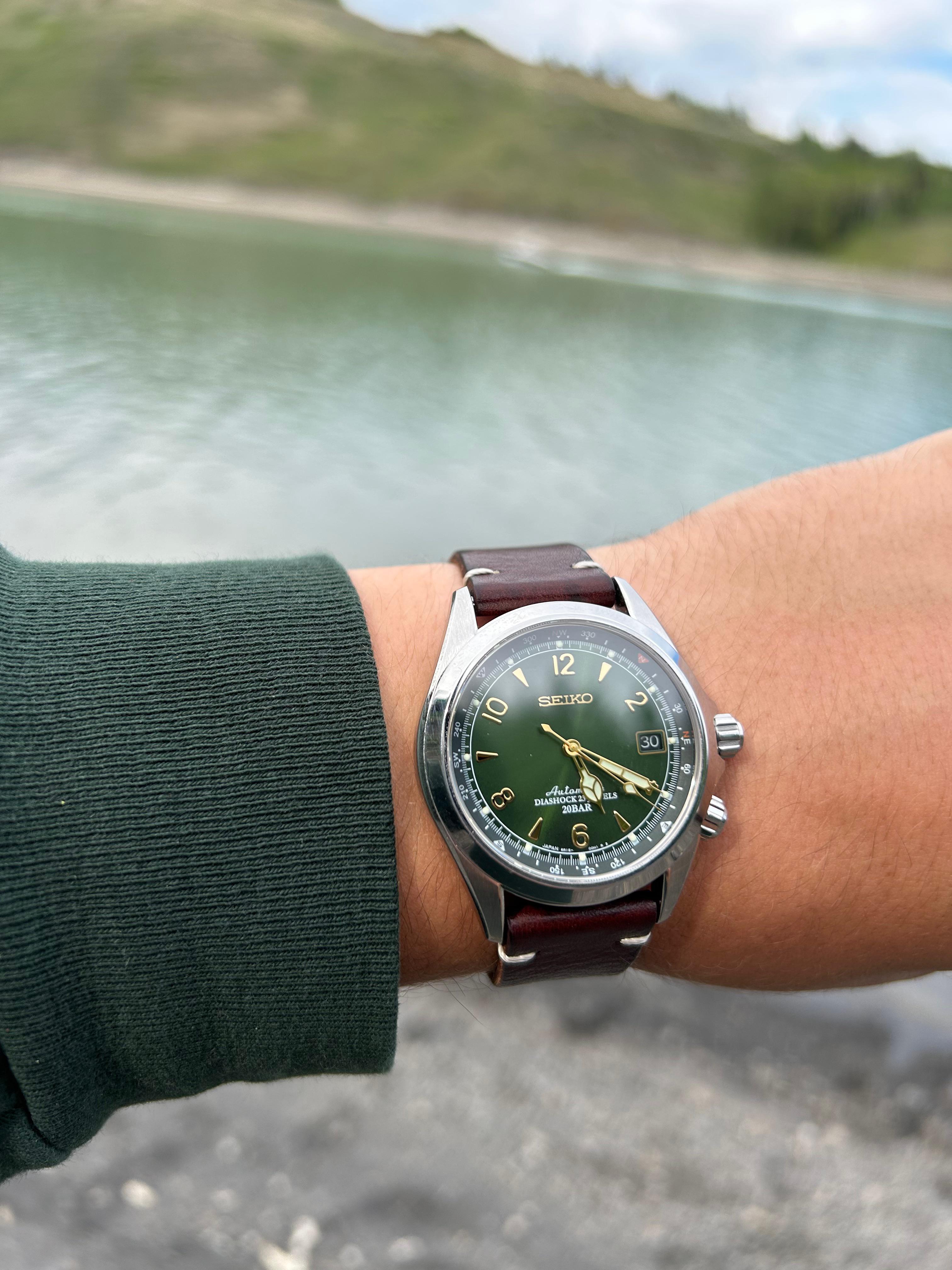 セイコー アルピニスト SARB017] 初めての時計！どう？ : r/Watches