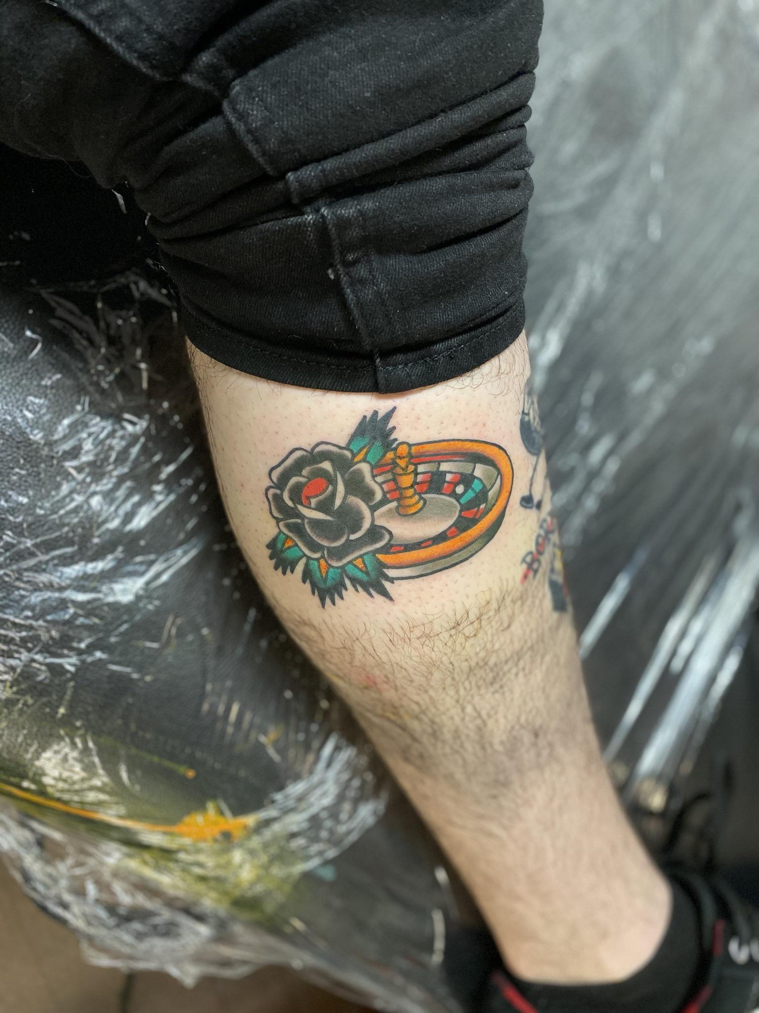 Roulette wheel ROULETTE タトゥー スウェット スカムボーイ