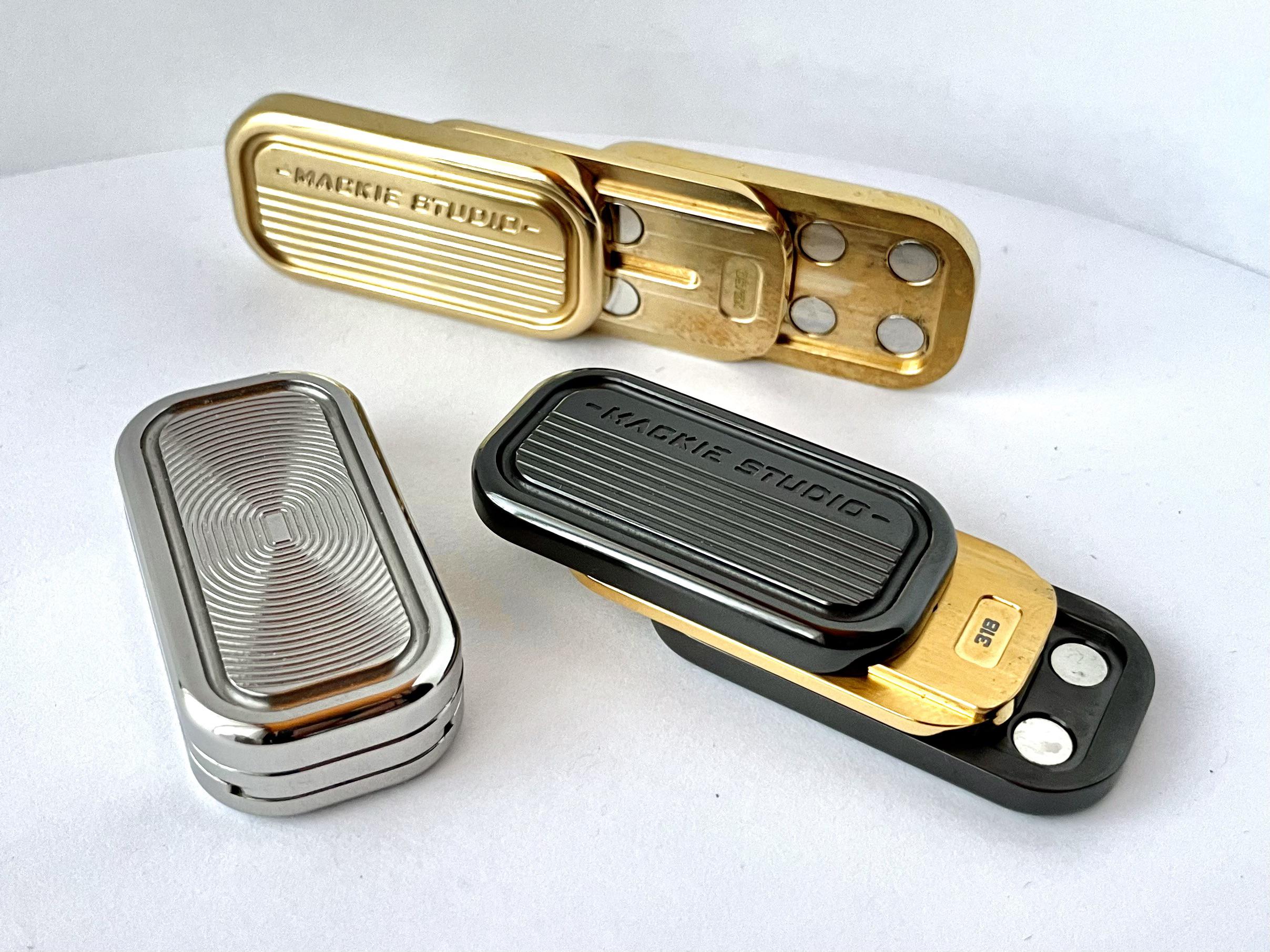 Amazing Clicker/Sliders. Mackie CP-3 in SS, Zirc, and Brass : r