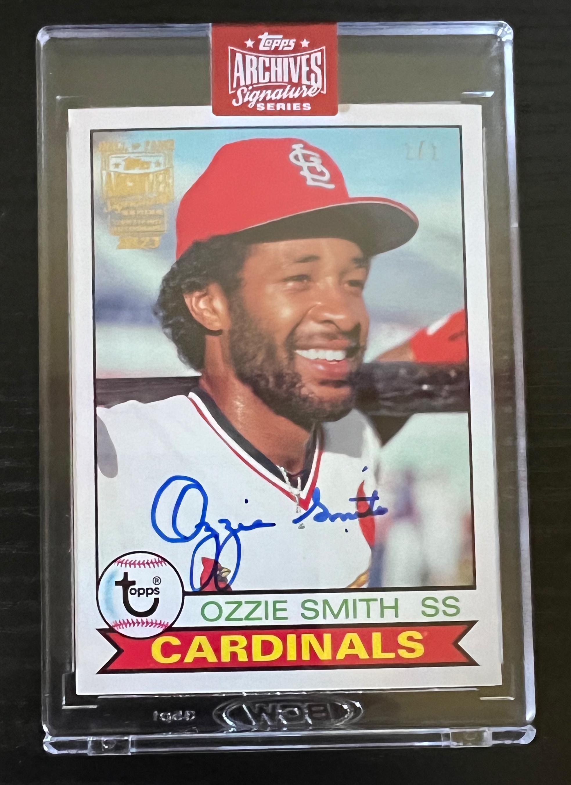 Ozzie smith 2004primecut サインカード Ozzie smith 2004primecut