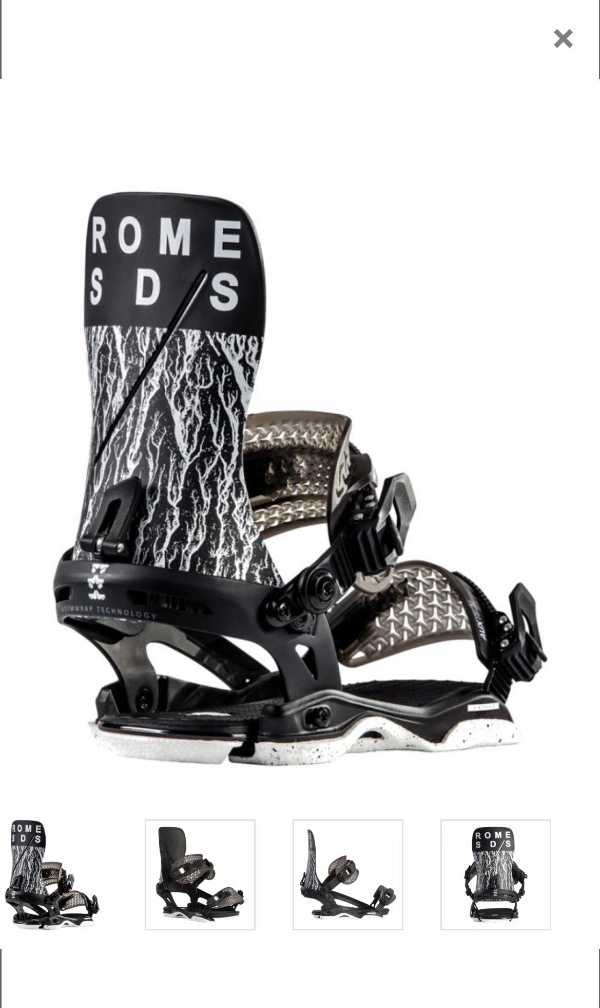 このバインディングについての意見: Rome Katana Black/White