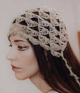 I want to make Caroline Polachek's headpiece but I'm stumped! How