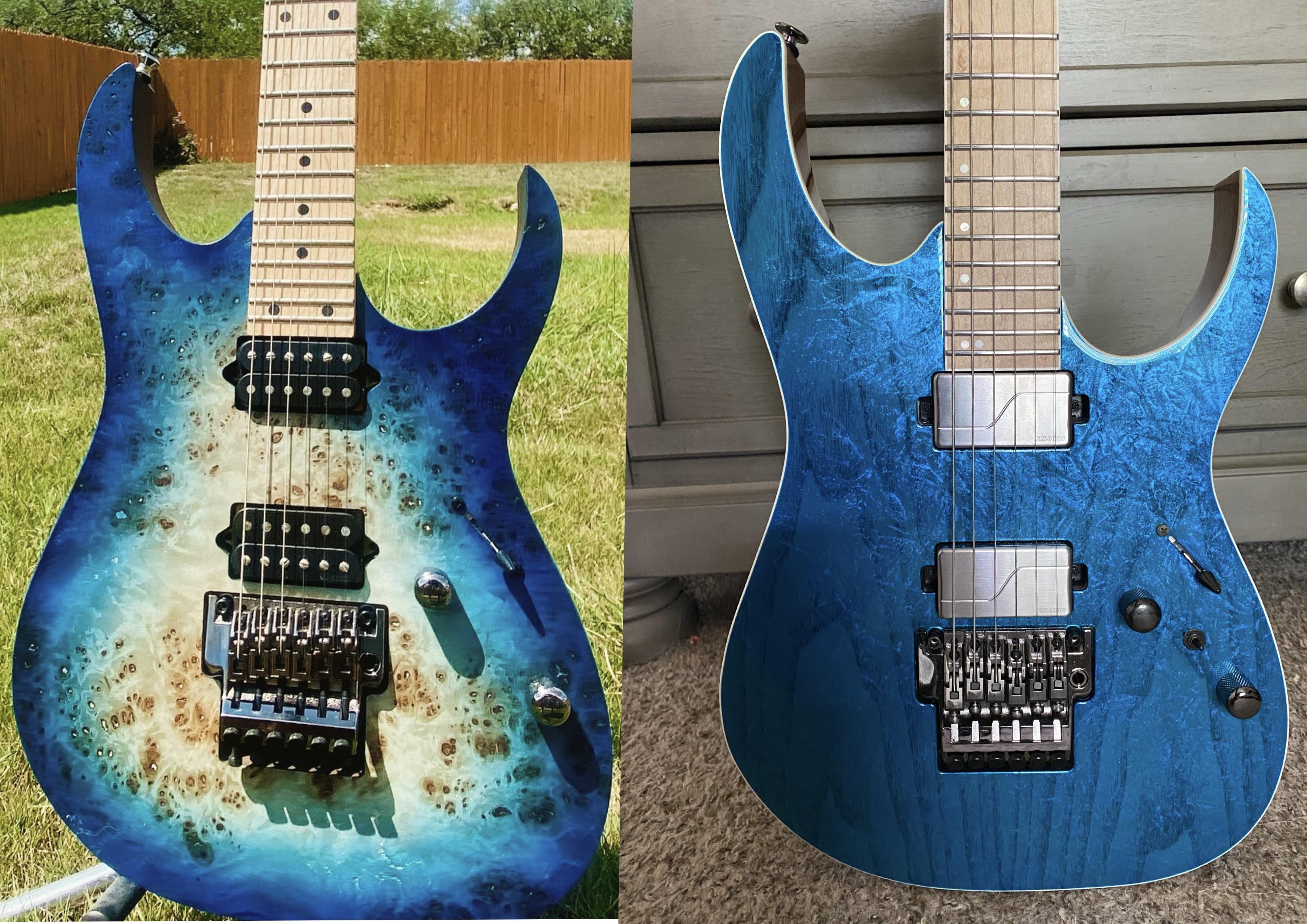 NGD: Rg652mpb! Pictured with its brother, the RG5120m. : r/Ibanez