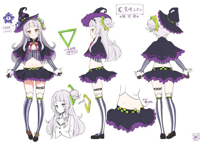 紫咲シオン 公式デザイン by TAMU-E : r/Hololive