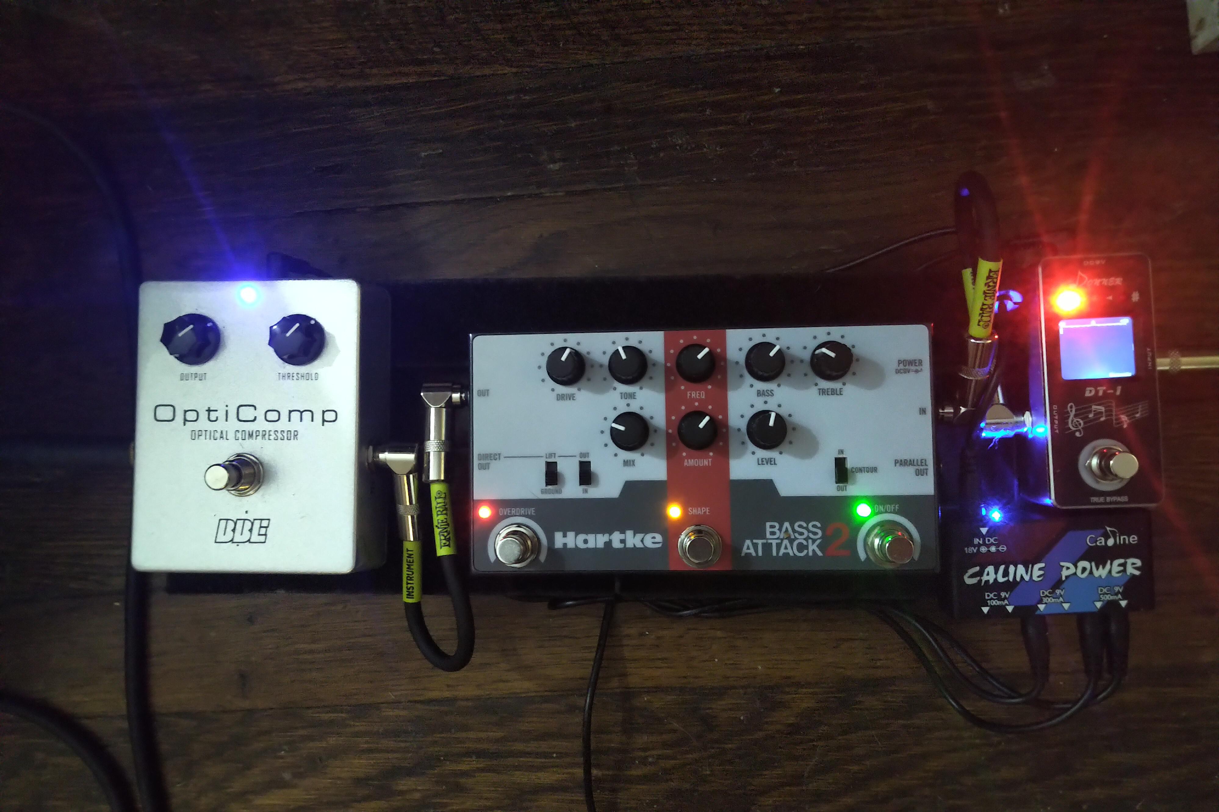 Gotta great deal on a Hartke Bass Attack 2 pedal this week, and I