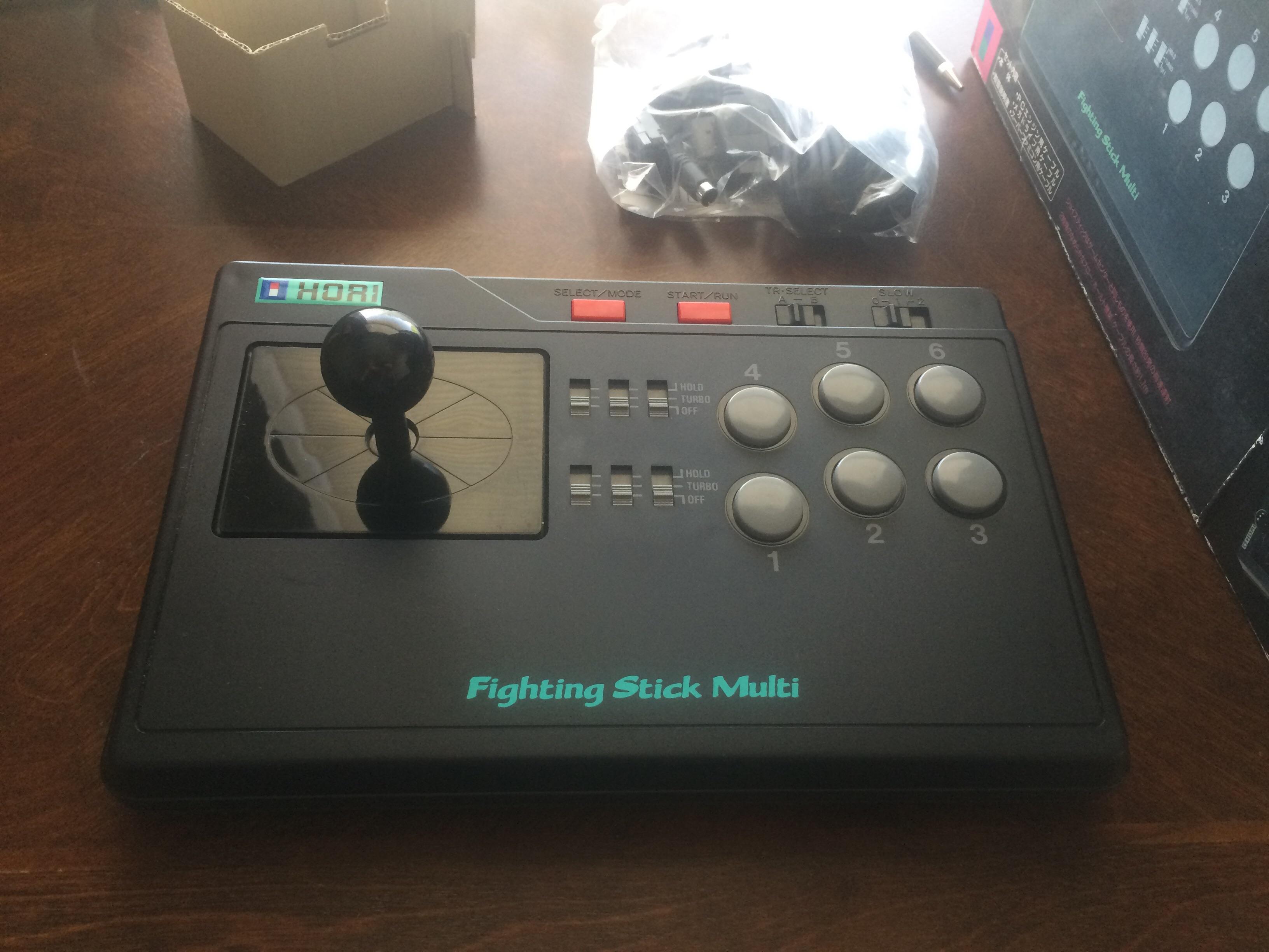 Got a HORI Fighting Stick Multi after years of looking for a