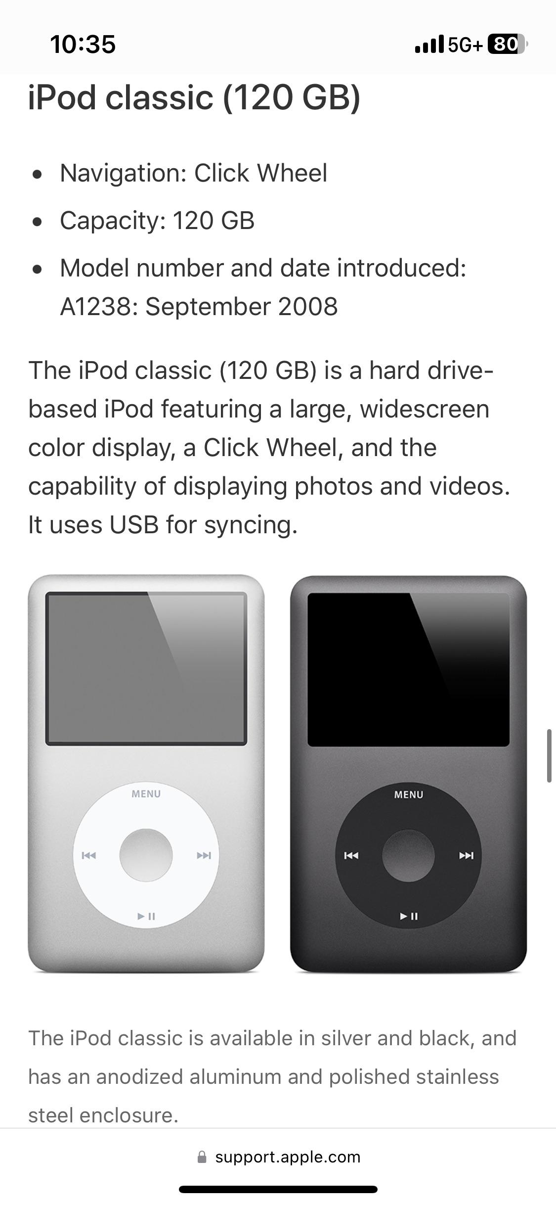 これってGen 5.5のiPod Classic？ : r/ipod