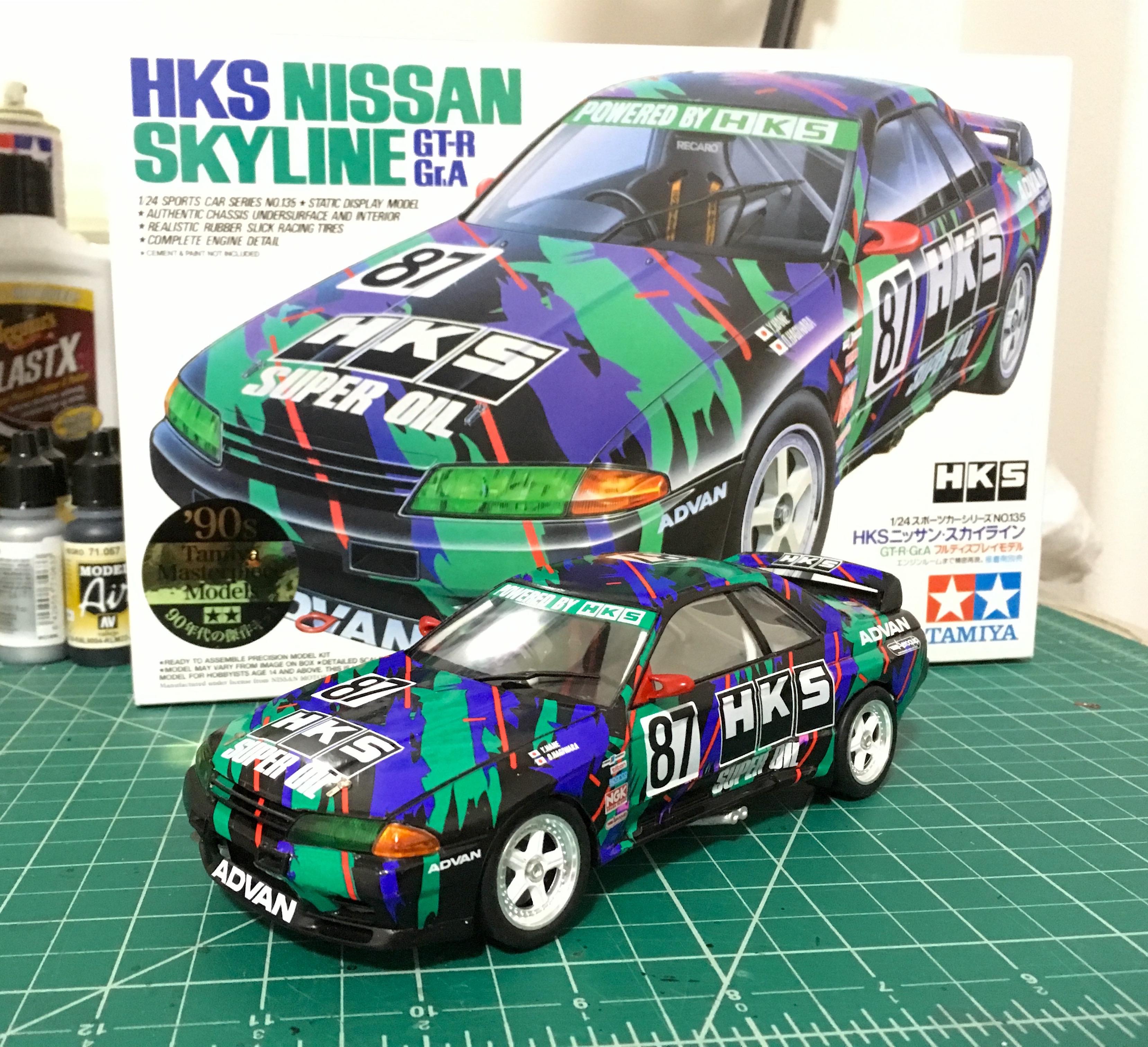 Tamiya Group A HKS R32 Skyline GTR : r/ModelCars