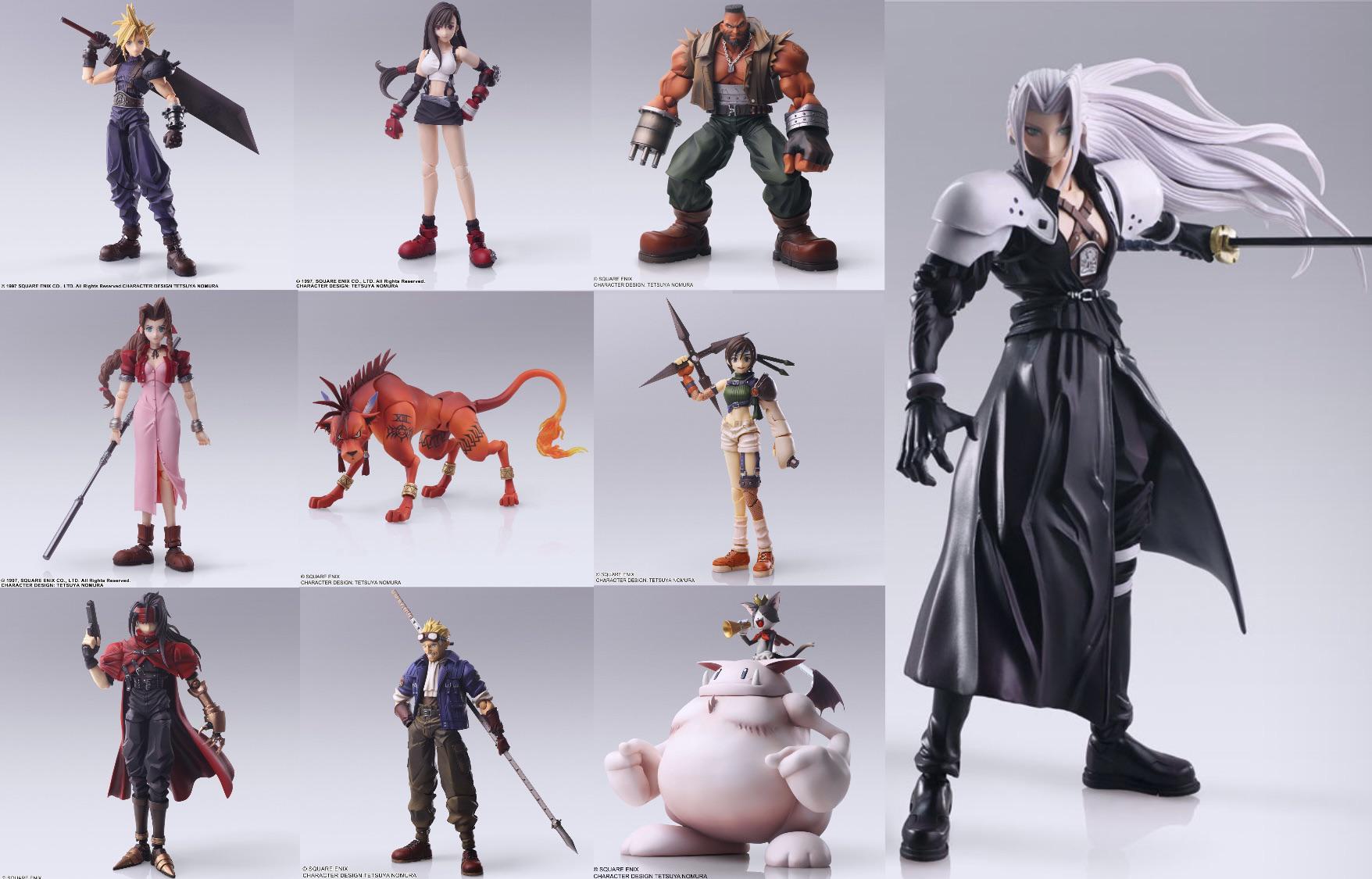 ブリングアーツ F F 7 メインキャラコンプリートセット ブリングアーツ