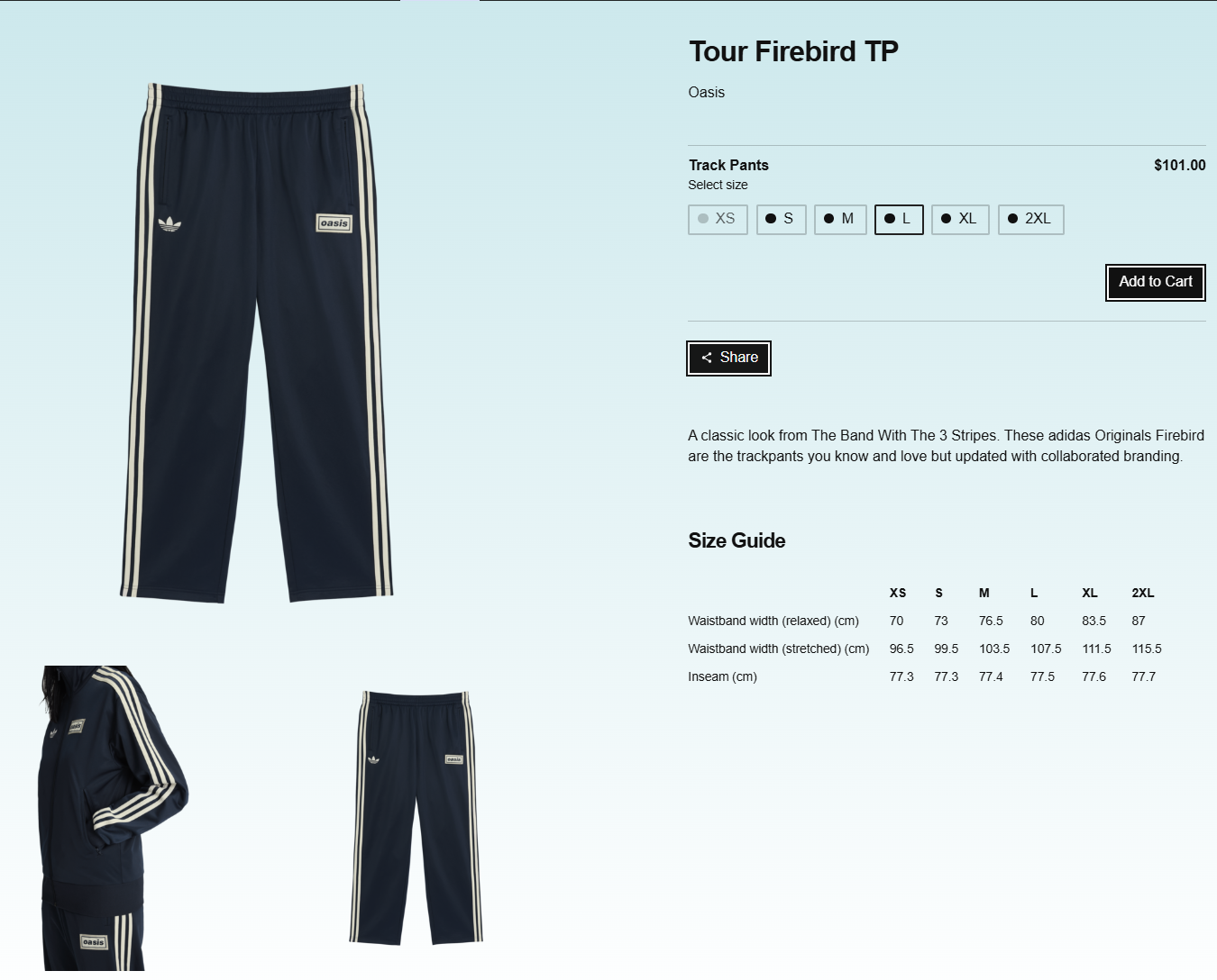 The Indigo Tour Firebird Trackpants Are Back in Stock in the