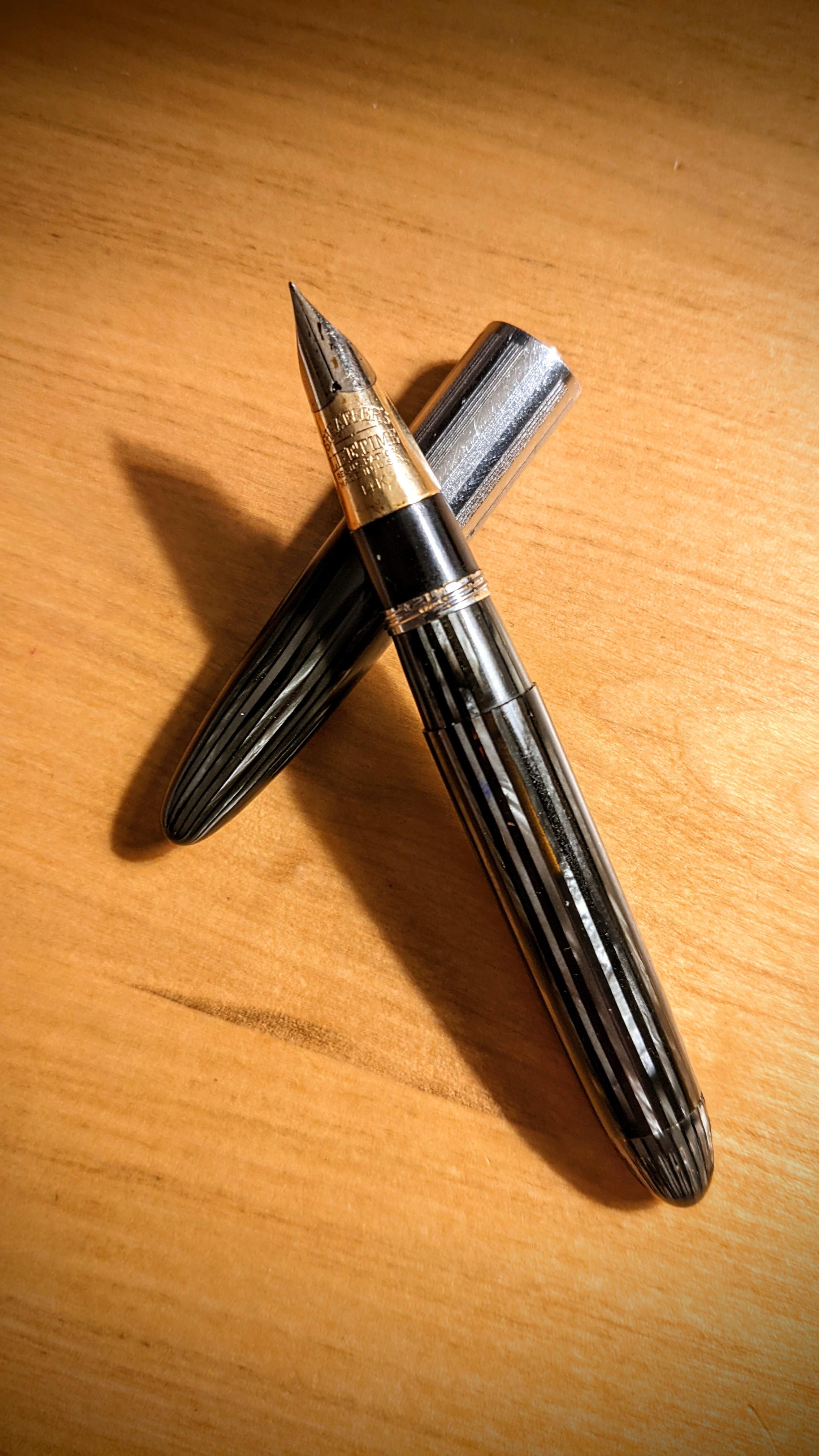 Sheaffer Lifetime Tuckaway, 1940s. Purchased at a pen show and