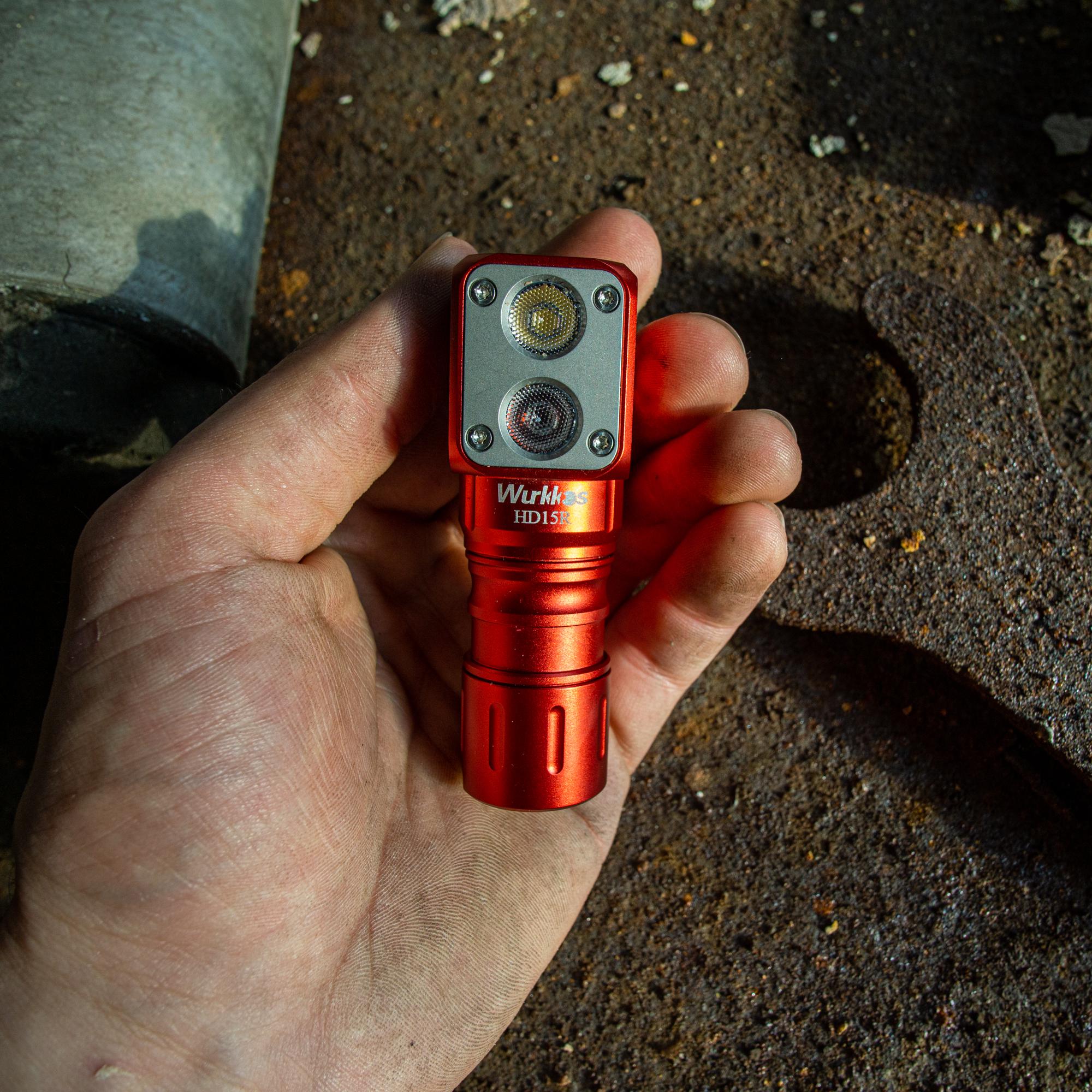 Wurkkos HD15R + 18350 tube - good choice for urbex - little photo