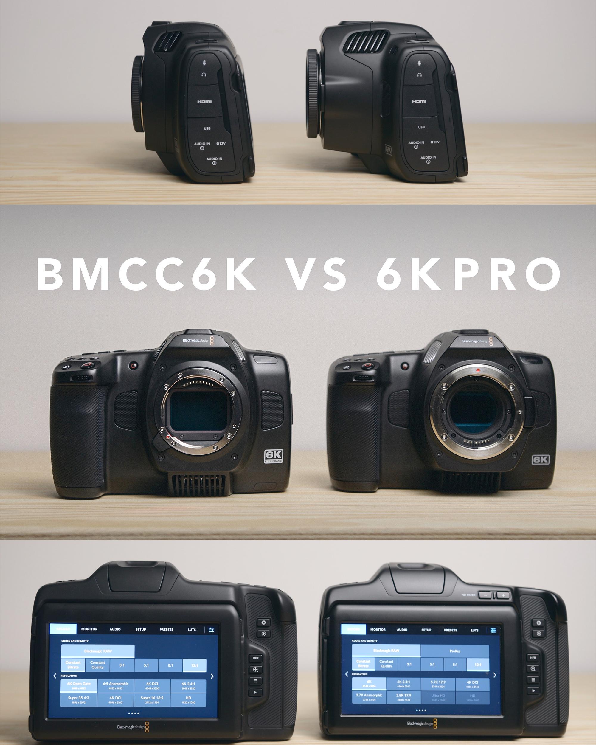 BMCC6K vs BMPCC 6K PRO | 新しいBlackmagic Cinema Camera 6Kと6K Pro