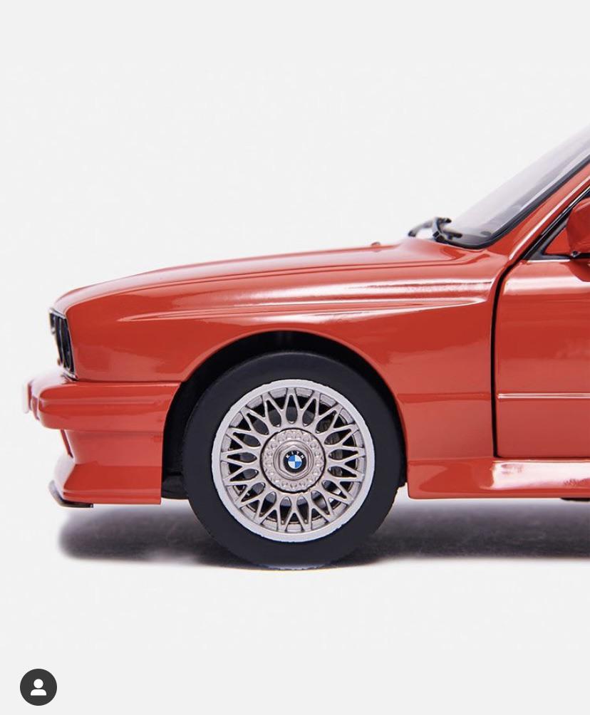 Kith BMW Monday Program (10/19/2020) 1989 M3 E30, 1:18 scale die