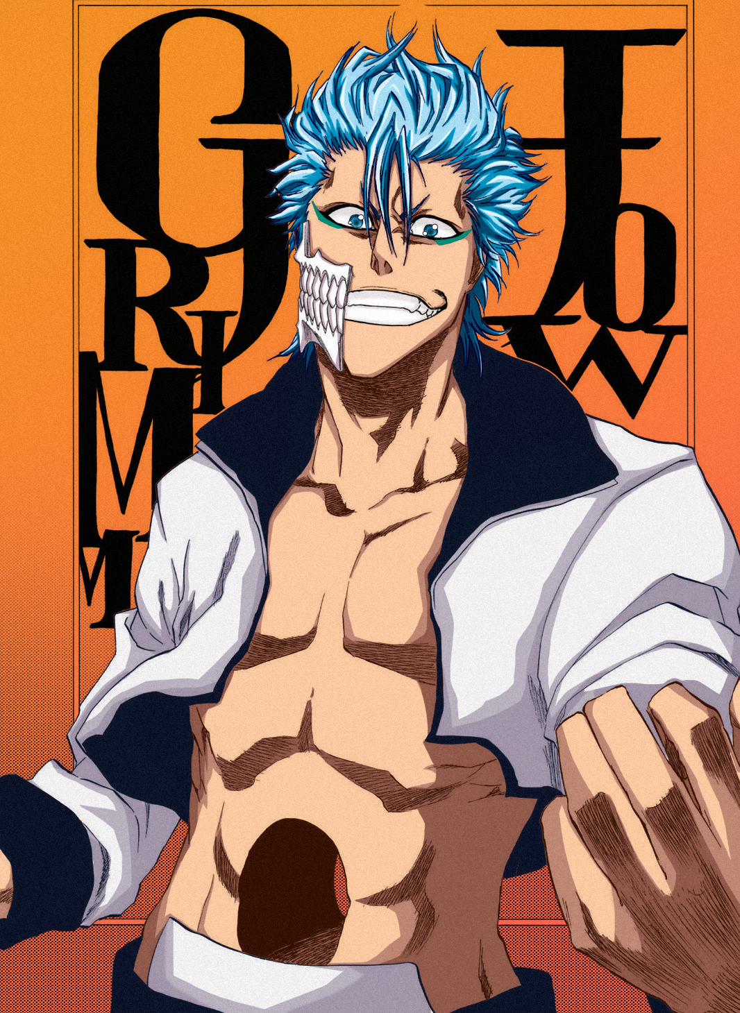 BLEACH 原作 DISCO アートボード グリムジョー BLEACH 原作 DISCO