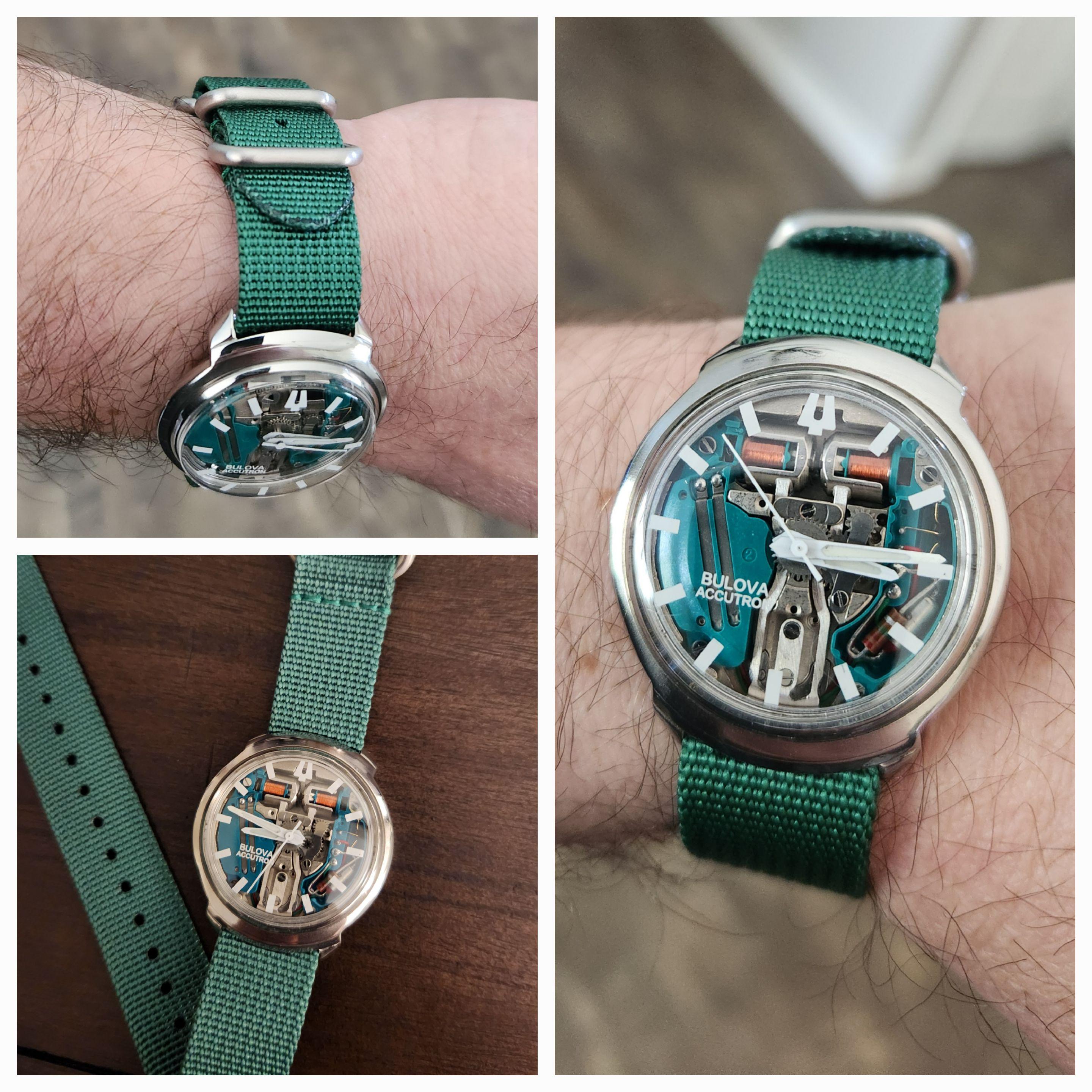 アキュトロン スペースビュー 214] 伝説の音叉時計 : r/Watches