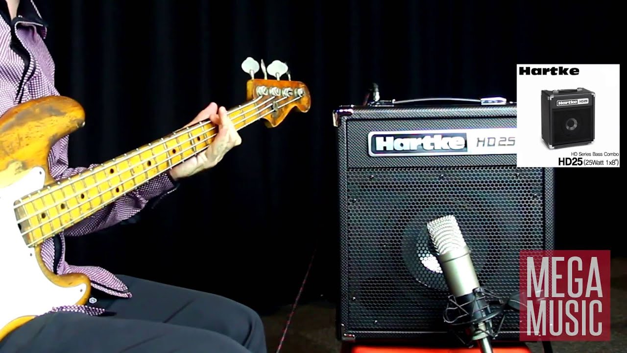 Demo: Hartke HD 25 Bass Combo - YouTube