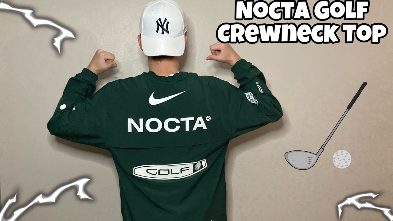 DRAKE NOCTA GOLF CREWNECK TOP REVIEW & SIZING! - YouTube