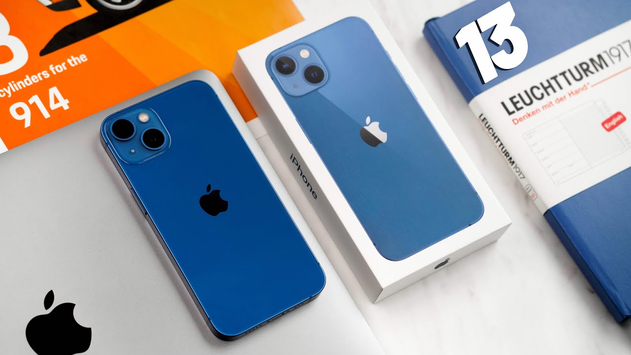iPhone 13 UNBOXING - BLUE! - YouTube