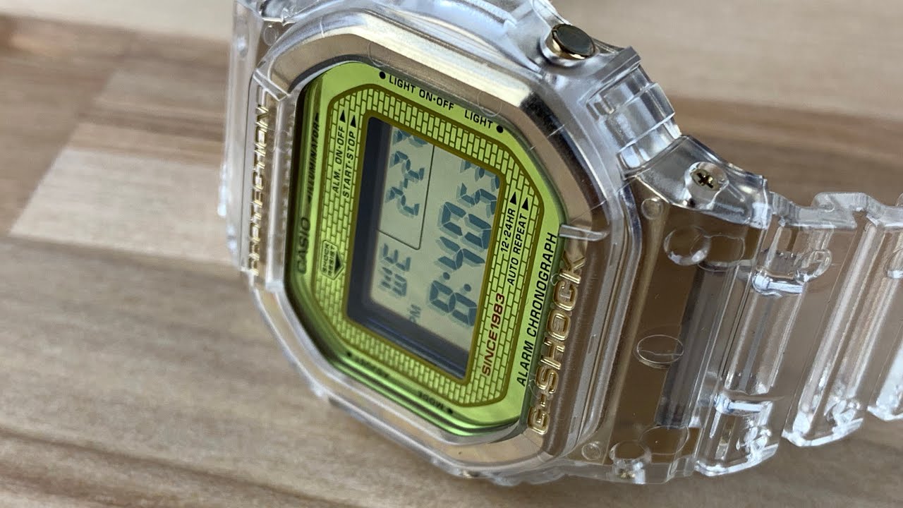 Gshock “Glacier Gold” dw5035e - YouTube