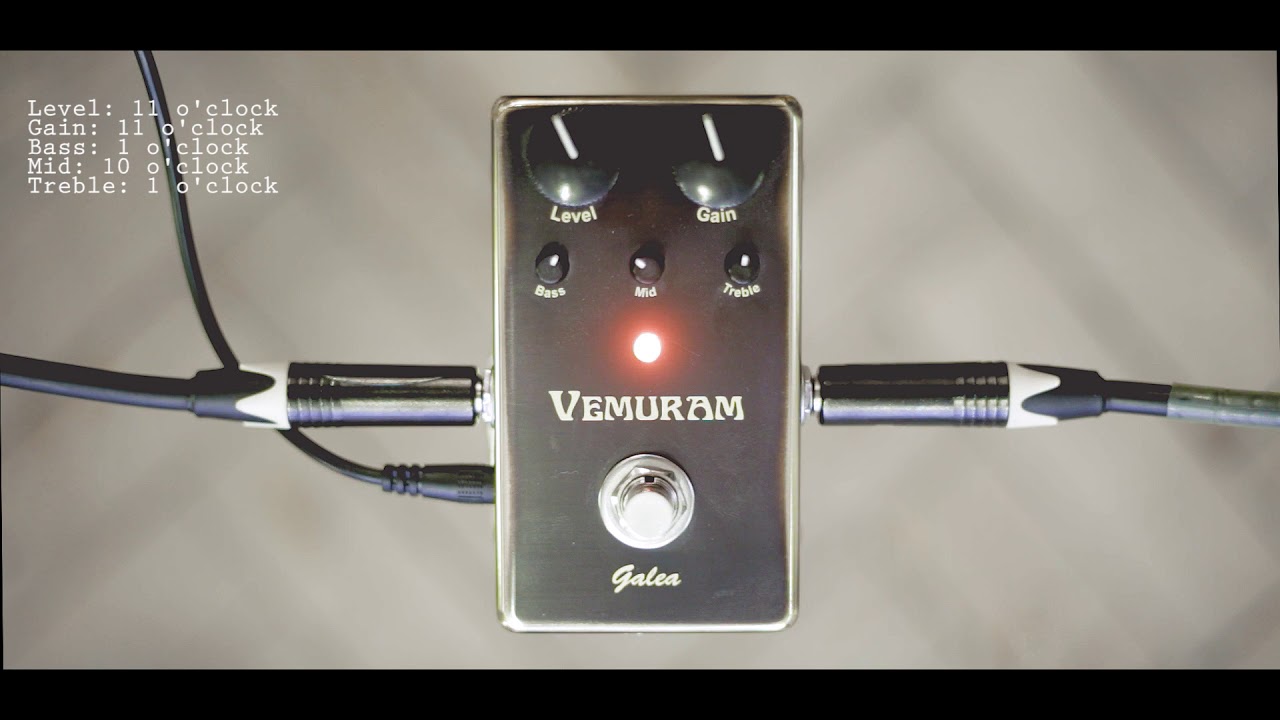 Vemuram Galea Overdrive - YouTube