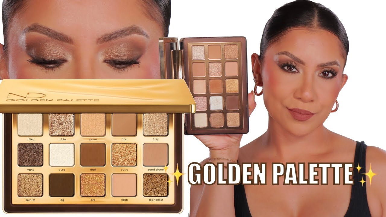 new* NATASHA DENONA GOLDEN ✨ EYESHADOW PALETTE + DEMO, REVIEW