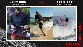 John John Florence Vapor Core Scimitar (L) – Futures Fins US