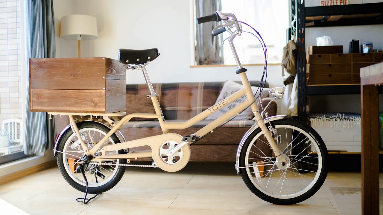 Making a wooden box for bike ☆ 自転車に木製ボックスを自作して