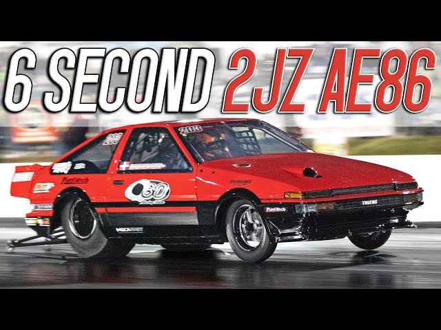 6 second Toyota AE86 DOMINATES at World Cup Finals - YouTube