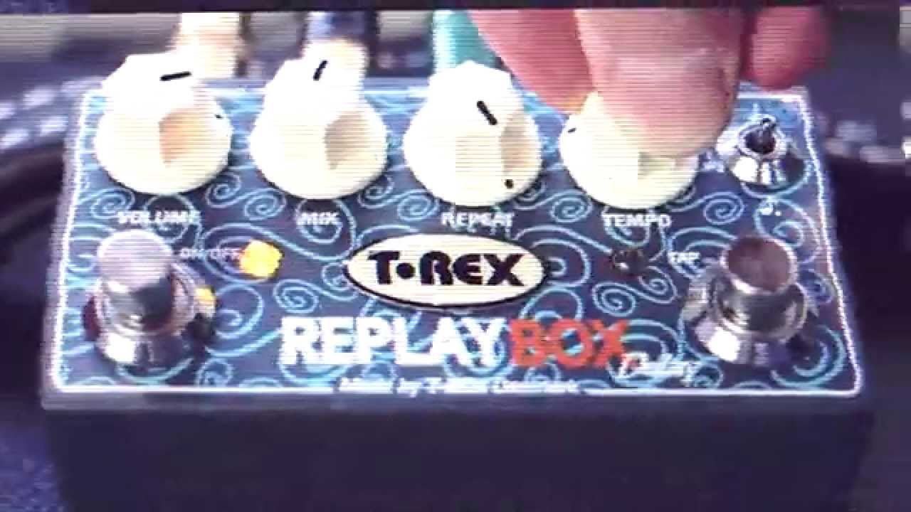 4 sounds with the T-Rex Replay Box delay - YouTube