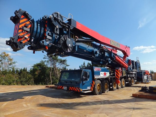 LTM11200NX DENZAI JUKI WKA Baustellen (KUNIMIYAMA) - YouTube