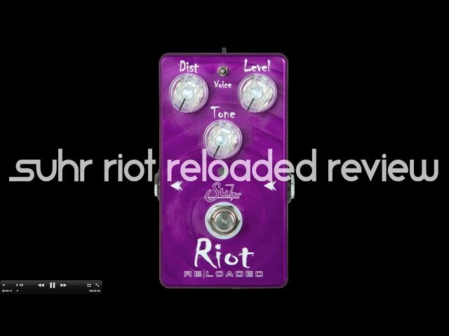 Suhr RIOT RELOADED Review - YouTube