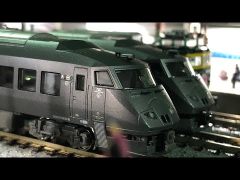 KATO 787系 アラウンド・ザ・九州 4+7輛 - YouTube