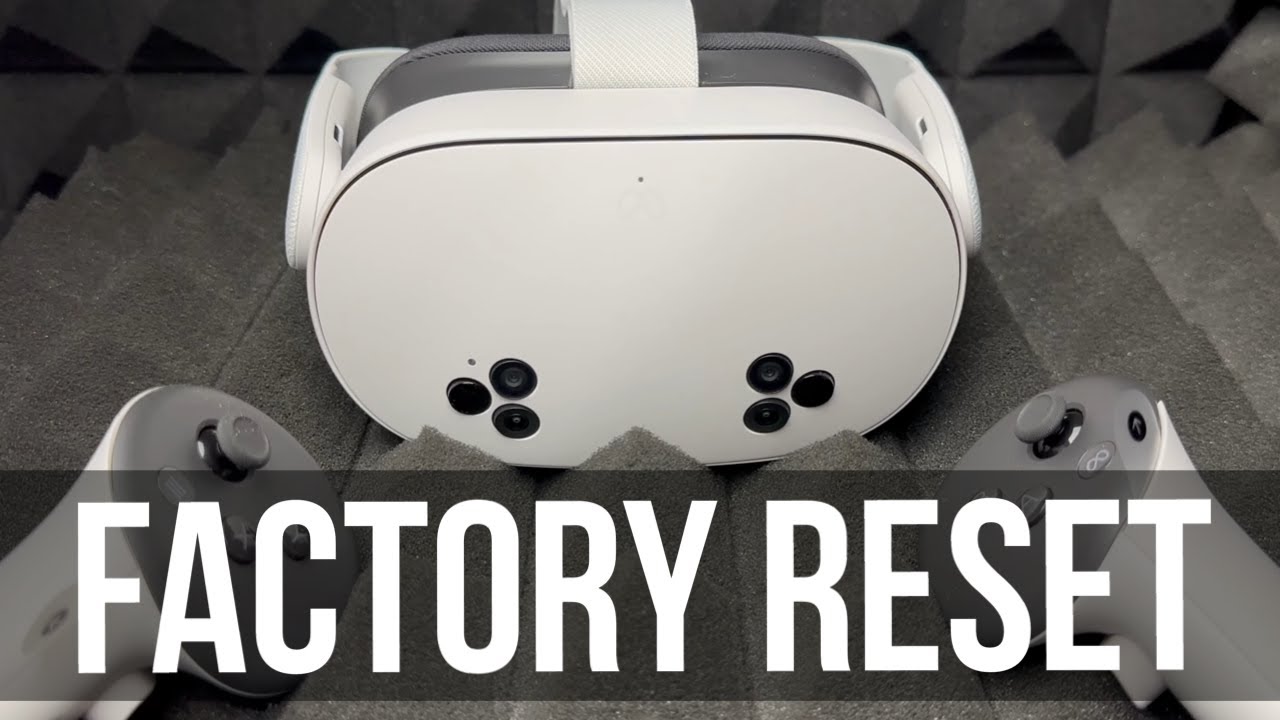 How to Factory Reset Meta Quest 3S - YouTube