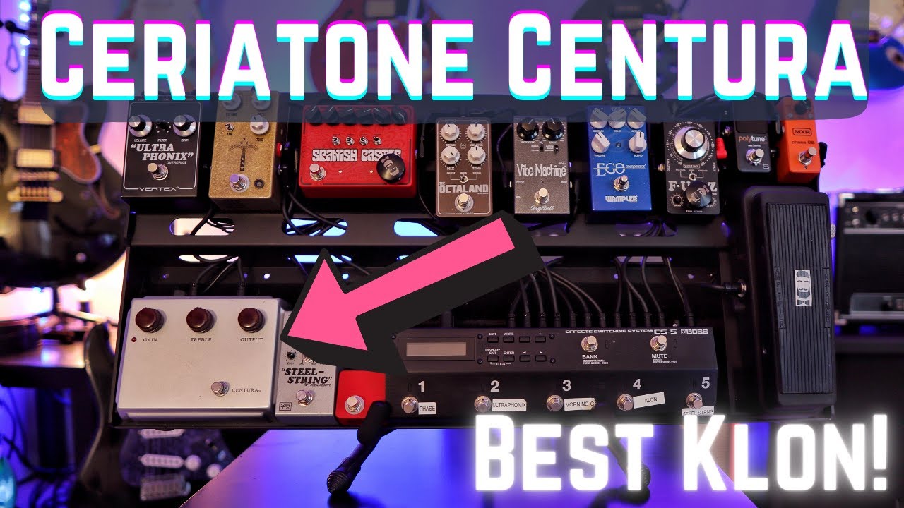 CERIATONE CENTURA! The Best Klon Centaur Clone aka Klone - YouTube
