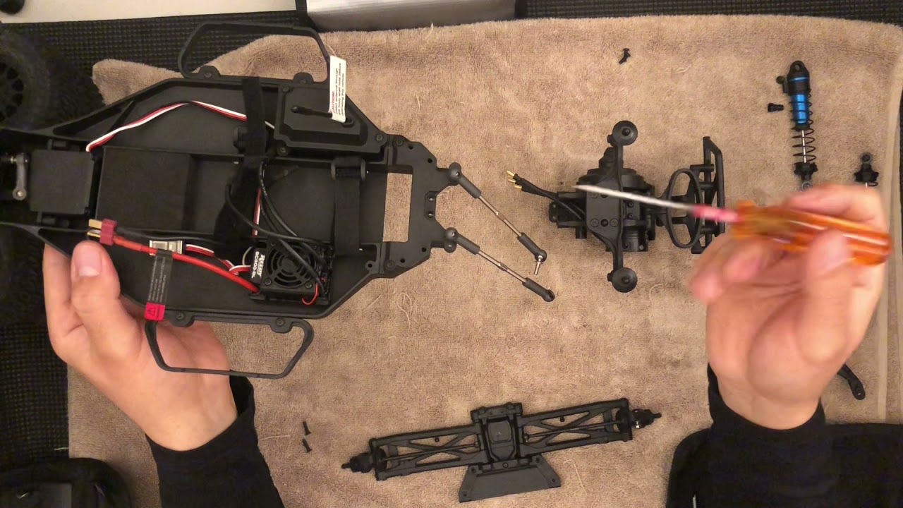 Team Associated Pro2 SC10 Teardown Part 3 Removing rear from