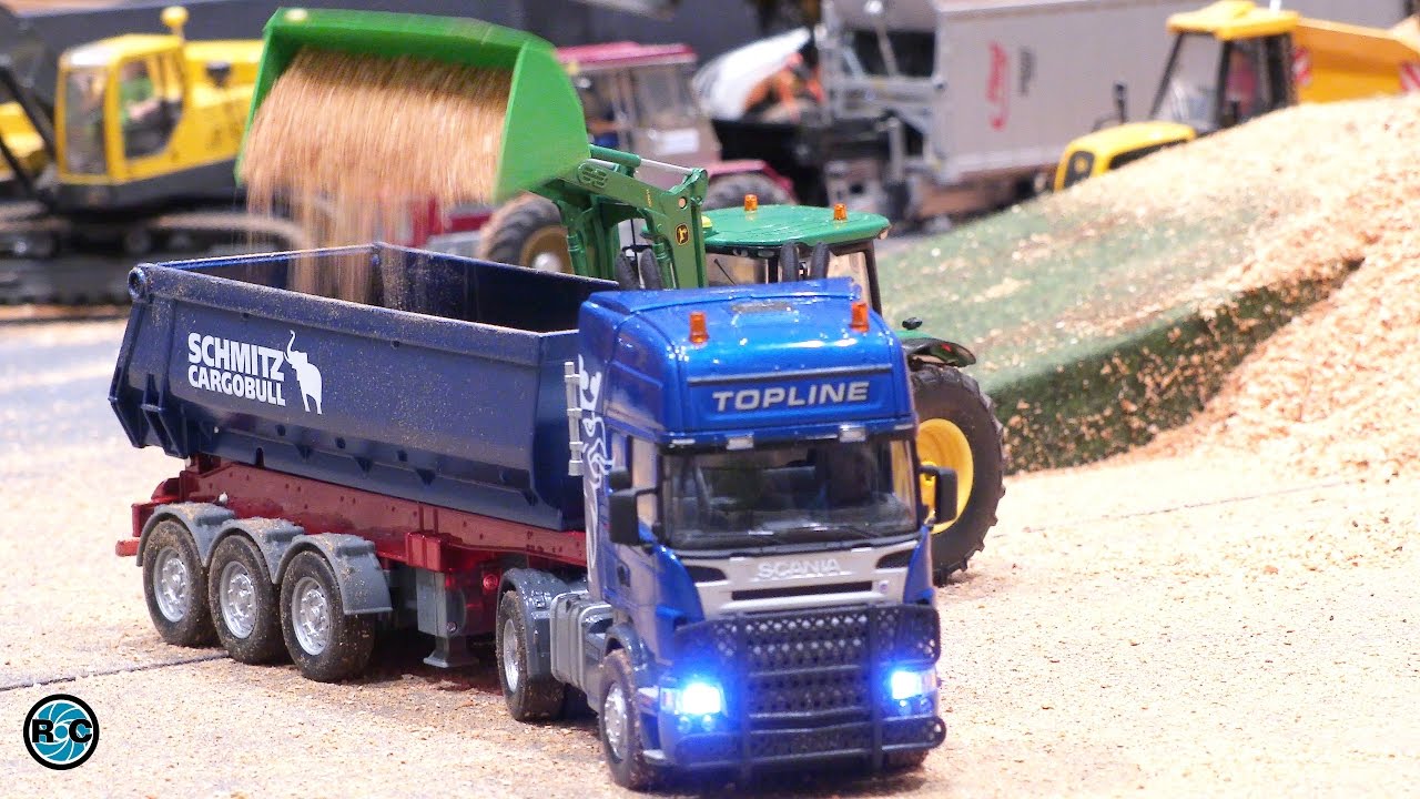 RC SCANIA TRUCK POWER IN 1/32 SCALE - Neumünster - YouTube