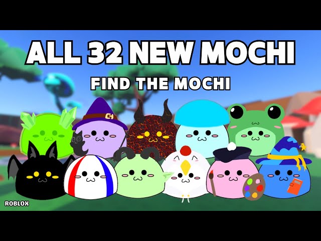 How To Find All 32 New Mochi in Find The Mochi (127) | Roblox