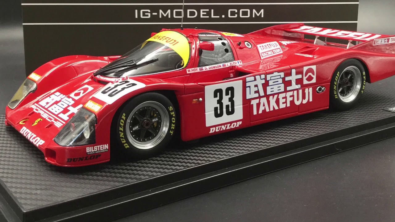 Ignition Model 1:18 TAKEFUJI Porsche 962C (#33) 1989 Le Mans