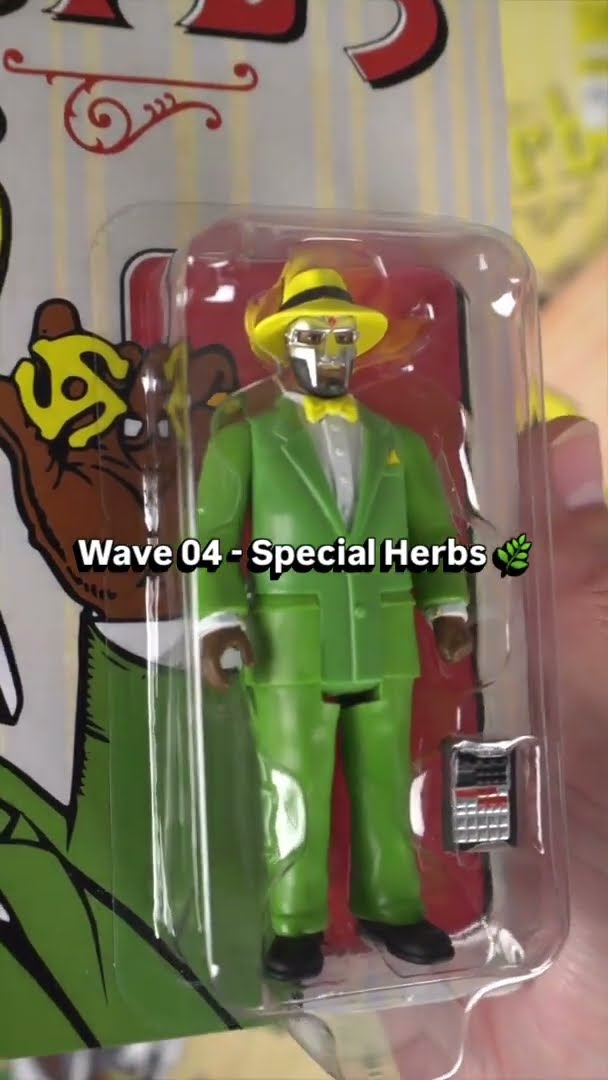 MF DOOM Super7 ReAction Figure Wave 04 - Special Herbs Toy - YouTube