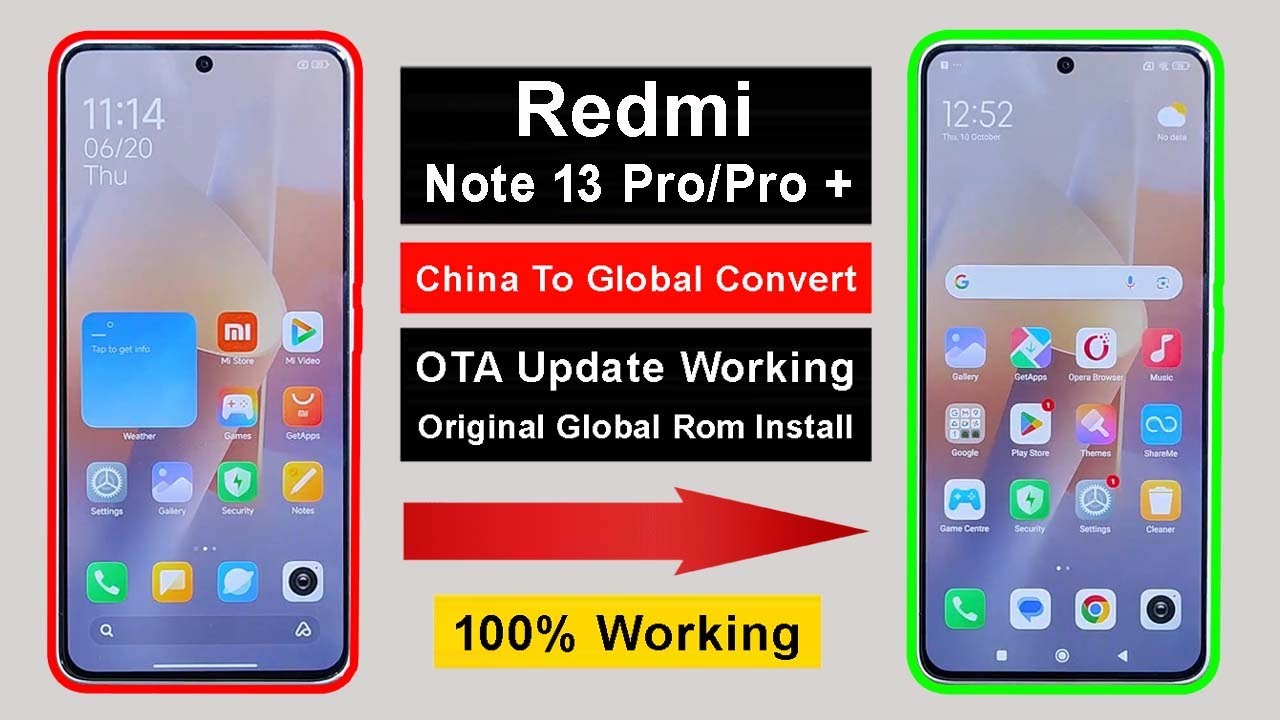 How To Convert China Rom To Global Rom Xiaomi | Redmi Note 13 Pro