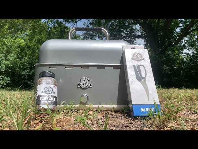 Unboxing & Reviewing Portable Charcoal Grill By Pit Boss! - YouTube