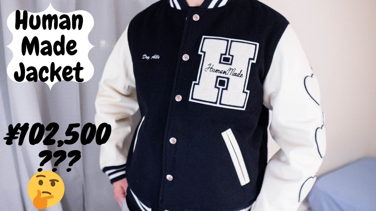 2019 HUMAN MADE VARSITY JACKET NAVY I ALL THE WAY FROM JAPAN - YouTube