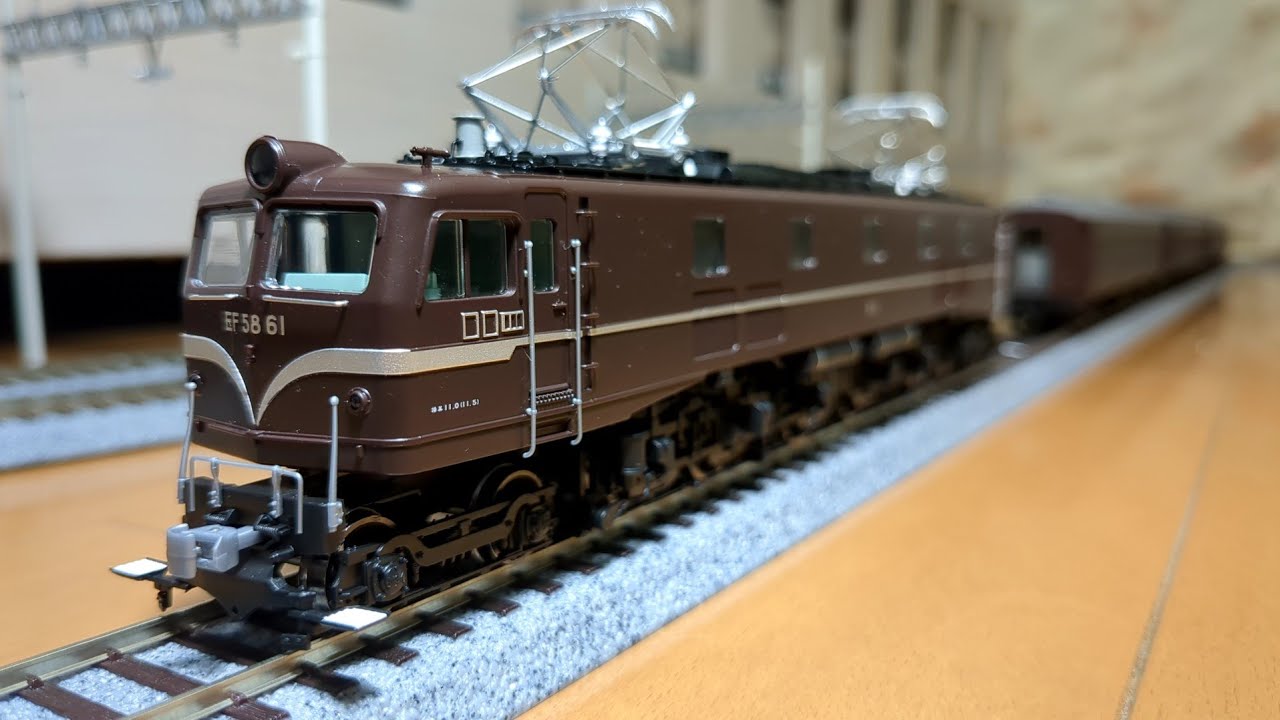 鉄道模型】16番（HO）/初めてのトラムウェイ製品！国鉄 EF58 61一般
