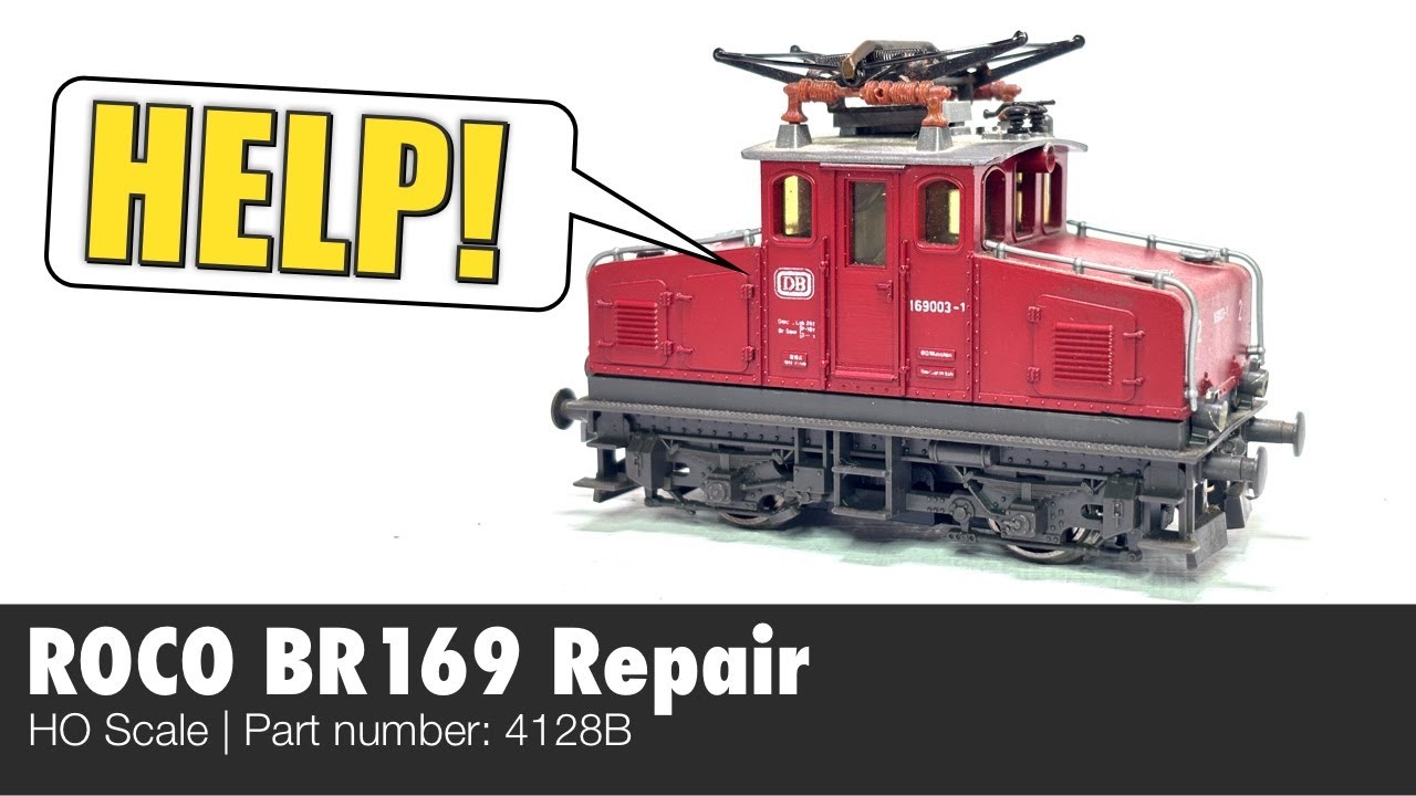 Repairing A Little Roco BR169 Electric Locomotive - YouTube