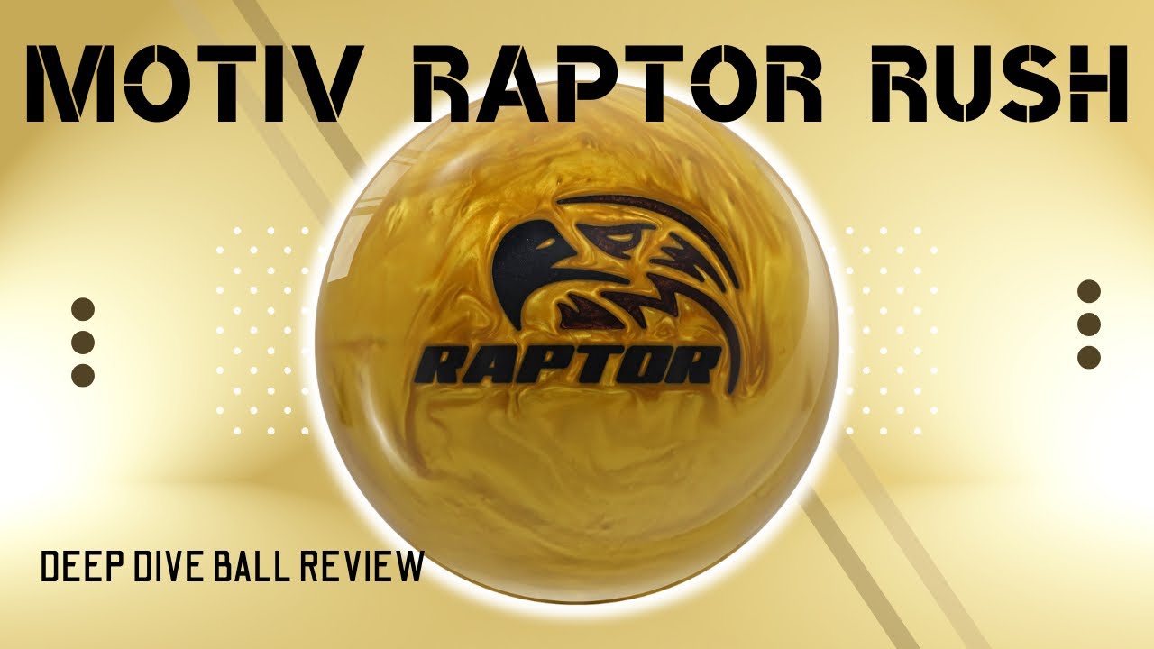 MOTIV RAPTOR ボウリングボール ゴールド MOTIV RAPTOR ボウリング
