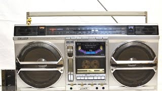 SHARP GF-535 The SEARCHER-XL (1981) Vintage Boombox Ghettoblaster